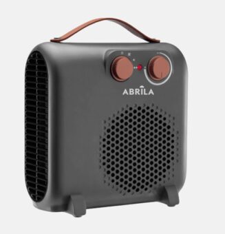 Termoventilador Elect.tundra 2000w Gris/marron 2potencias 3funciones Protecc.seg.luz Ind.24,8x23,3x11,7cm